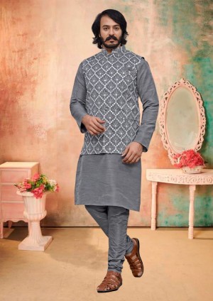 New silk yellow coti traditional kurta with pajama