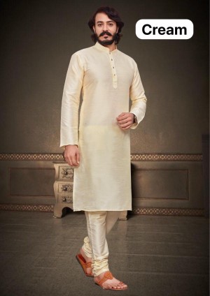 Latest stylish traditional silk kurta with pajama