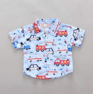 Latest Imported Prints Cotton Grey Cute Little Shirt