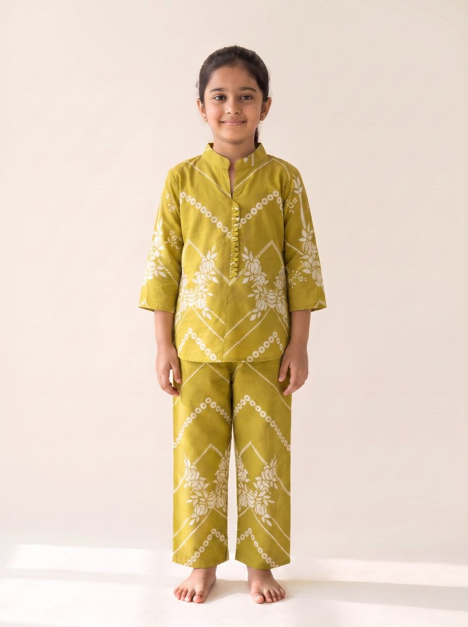 Designation cotton yellow cord set