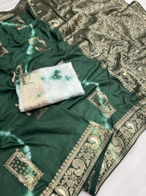 Latest Velvet Work Blouse with Exquisite Embroidery sraee