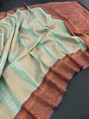 Desinger Kaya Silk Kanjiviram Kanchi Saree